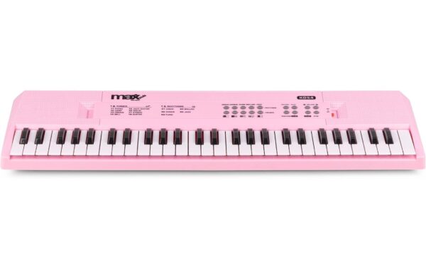 MAX KD54P Keyboard, 54 Tasten, Batterie, pink