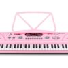 MAX KD61P Keyboard, 61 Tasten, Batterie, pink
