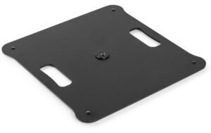 Vonyx MPS-B49S Basisplatte, quadratisch, 49cm, 1x M20, bk