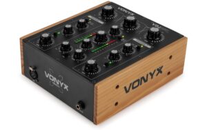 2132233_1 - Mediatech Vonyx VDJ250 DJ Mixer, Rotary, 2-Kanal, BT