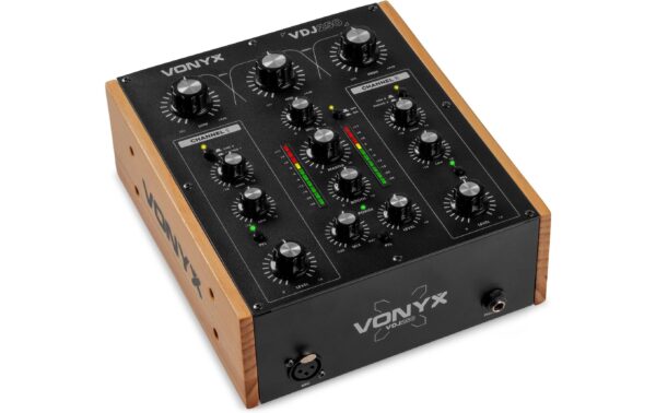 2132233_3 - Mediatech Vonyx VDJ250 DJ Mixer, Rotary, 2-Kanal, BT