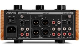 2132233_7 - Mediatech Vonyx VDJ250 DJ Mixer, Rotary, 2-Kanal, BT