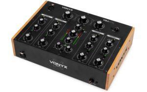 Vonyx VDJ270 DJ Mixer, Rotary, 4-Kanal, BT