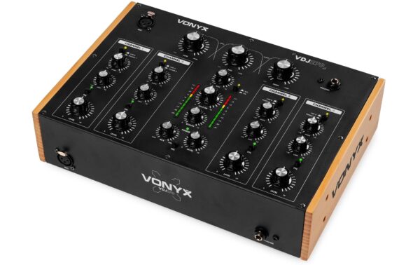 Vonyx VDJ270 DJ Mixer, Rotary, 4-Kanal, BT