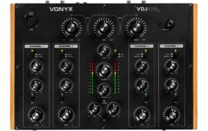 Vonyx VDJ270 DJ Mixer, Rotary, 4-Kanal, BT