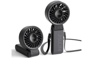 Jisulife Handheld Fan 7 Ventilator Schwarz 3600mAh