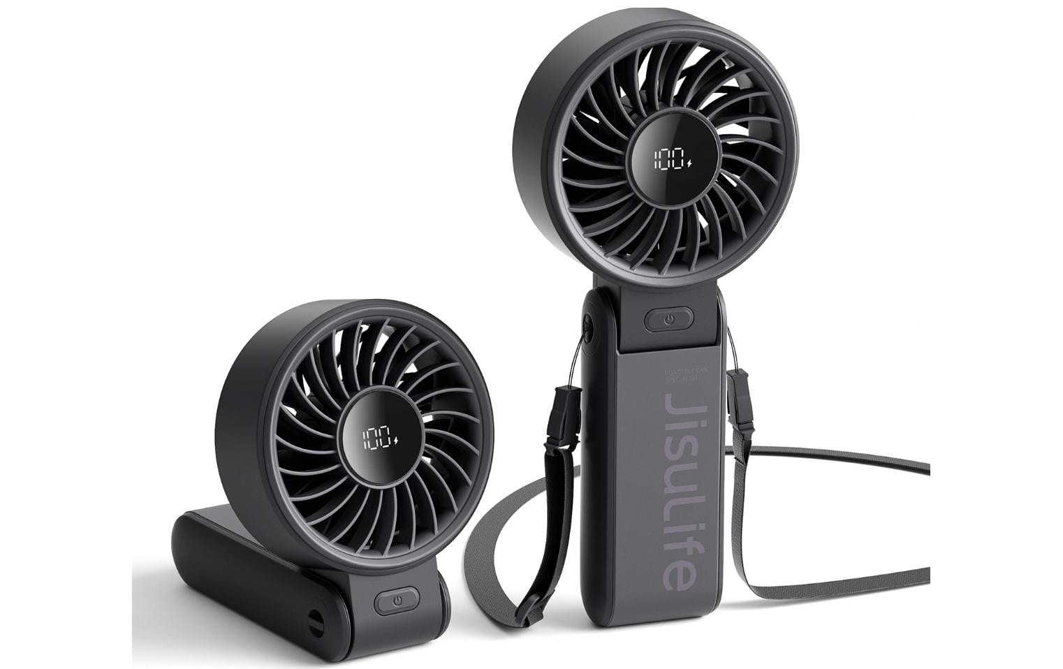 2132359 - Mediatech Jisulife Handheld Fan 7 Ventilator Schwarz 3600mAh kaufen Schweiz | Mediatech.ch