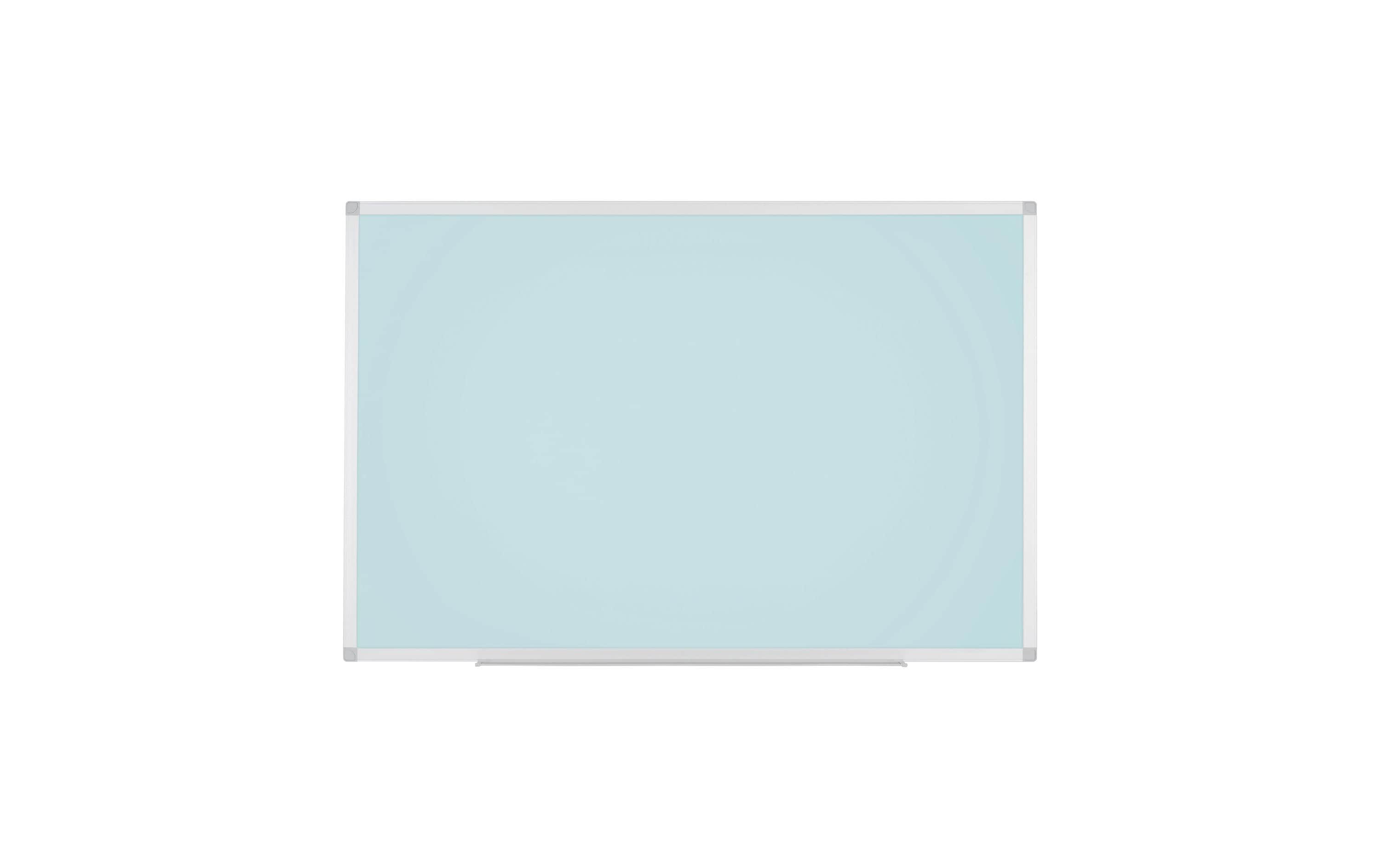 2133727 - Mediatech Bi-Office AYDA Whiteboard, 90x60cm Alu/hellblau, Stifteablage, lack. Stahl kaufen Schweiz | Mediatech.ch
