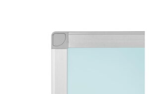 2133727_3 - Mediatech Bi-Office AYDA Whiteboard, 90x60cm Alu/hellblau, Stifteablage, lack. Stahl