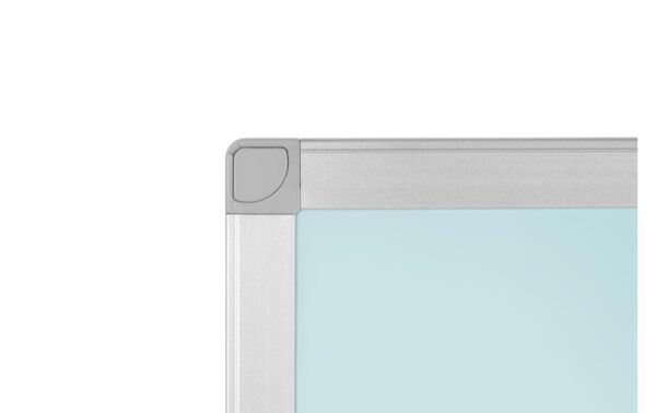 2133727_3 - Mediatech Bi-Office AYDA Whiteboard, 90x60cm Alu/hellblau, Stifteablage, lack. Stahl