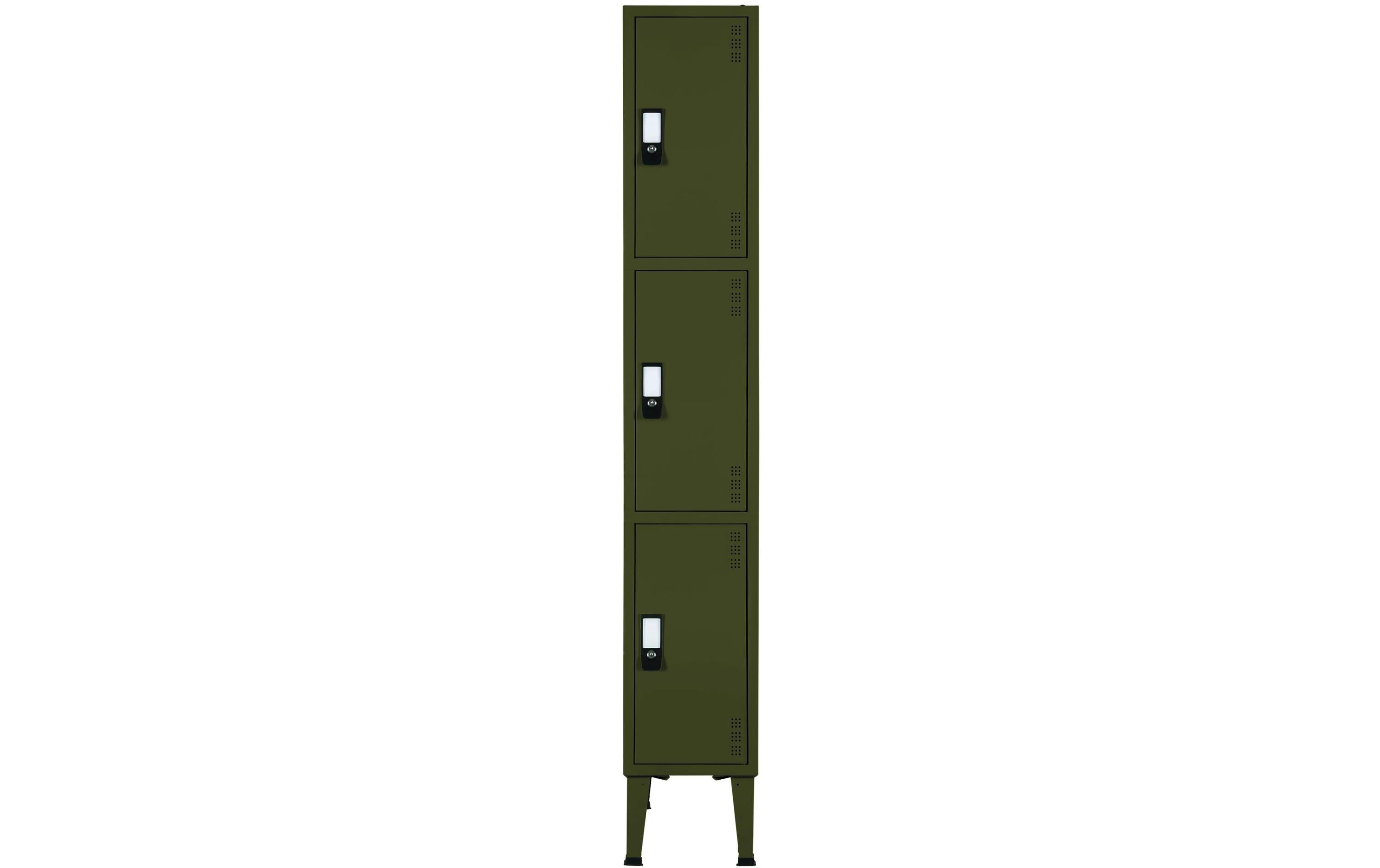 2133734 - Mediatech Bi-Office Storage Locker, 3-türig grün, 190x30x50cm kaufen Schweiz | Mediatech.ch