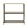 Bi-Office Regal m. 3 Tablaren grün, 80x80x40cm