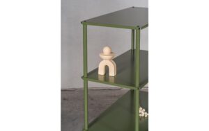 Bi-Office Regal m. 6 Tablaren grün, 187x80x40cm