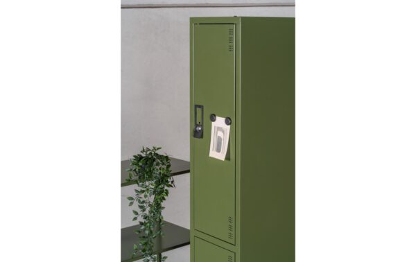 Bi-Office Regal m. 6 Tablaren grün, 187x80x40cm