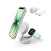 BELKIN UltraCharge Pro 2-in-1-Ladestation Qi2 (25W), Faltbar, Sand