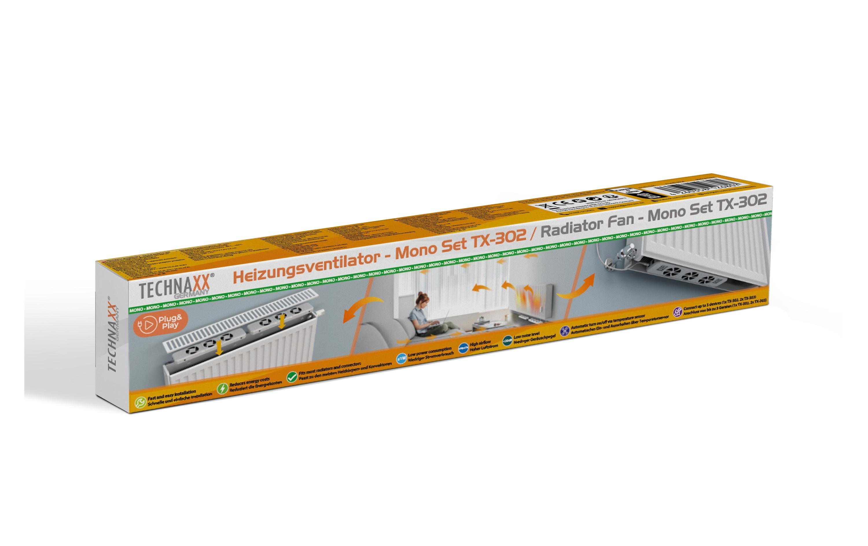 2134736_1 - Mediatech Technaxx Heizungsventilator TX-302 für Warmwasserheizkörper