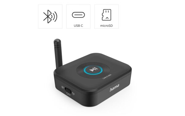 2139468_2 - Mediatech Hama Link.it solo Bluetooth Adapter Bluetooth Empfänger, nachrüsten an HiFi