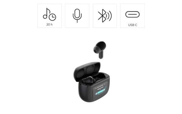 2139475_3 - Mediatech Hama Spirit Touch In-Ear Kopfhörer Bluetooth-Kopfhörer, TWS, ANC, Schwarz