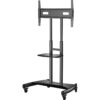 Audioraq TV Stand Pro 4474 bis 85, aus Metall, schwarz, max. 90kg