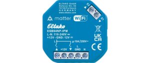 EB-RF-Jalousieaktor Eltako ESB64NP-IPM Matter 1x10A 2000W AC 2xEing