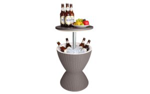2141608 - Mediatech relaxdays Beistelltisch mit Kühlfunktion 30 Liter, Beige kaufen Schweiz | Mediatech.ch