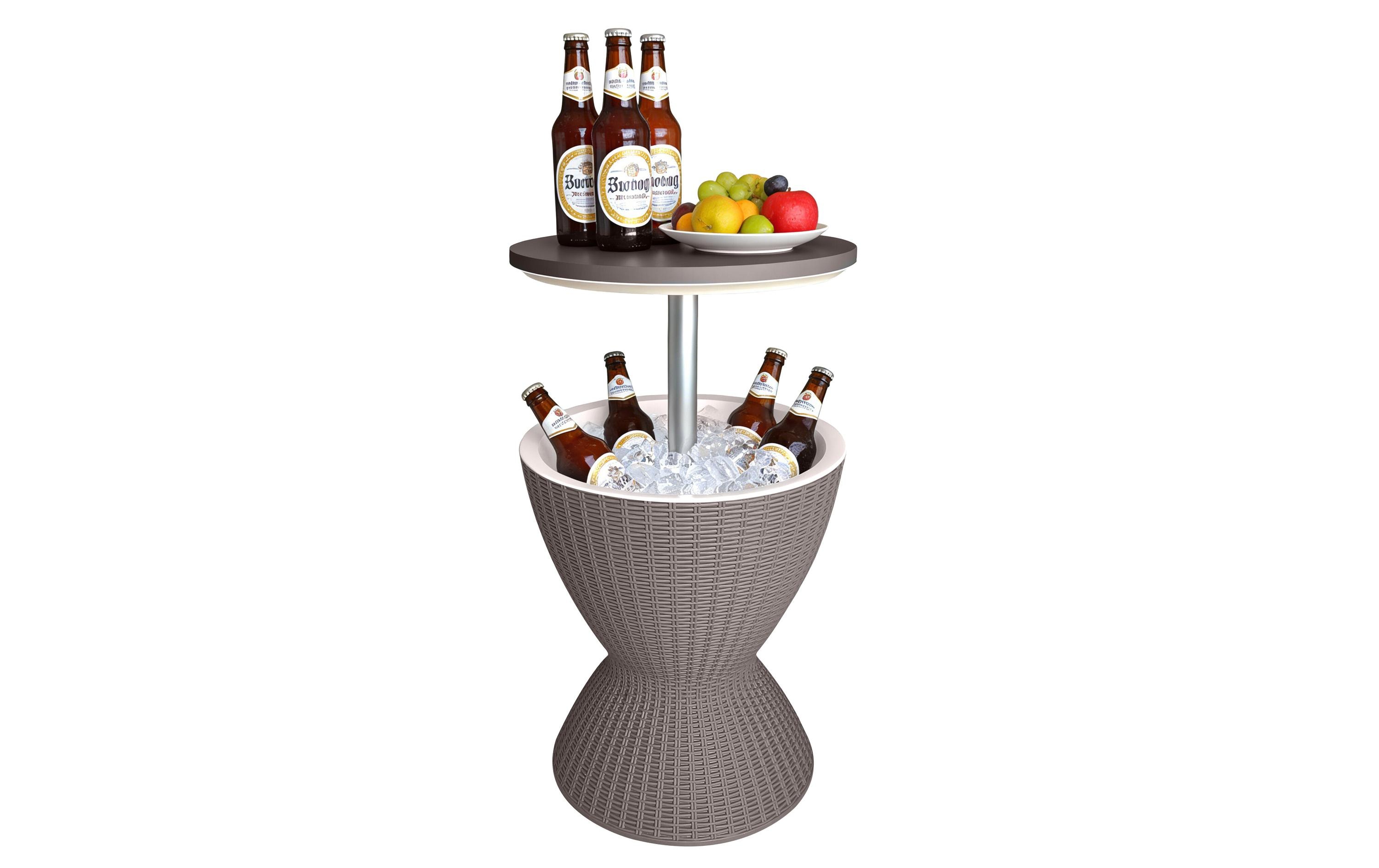 2141608 - Mediatech relaxdays Beistelltisch mit Kühlfunktion 30 Liter, Beige kaufen Schweiz | Mediatech.ch