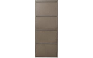 Kare Schuhschrank Caruso 4er Taupe