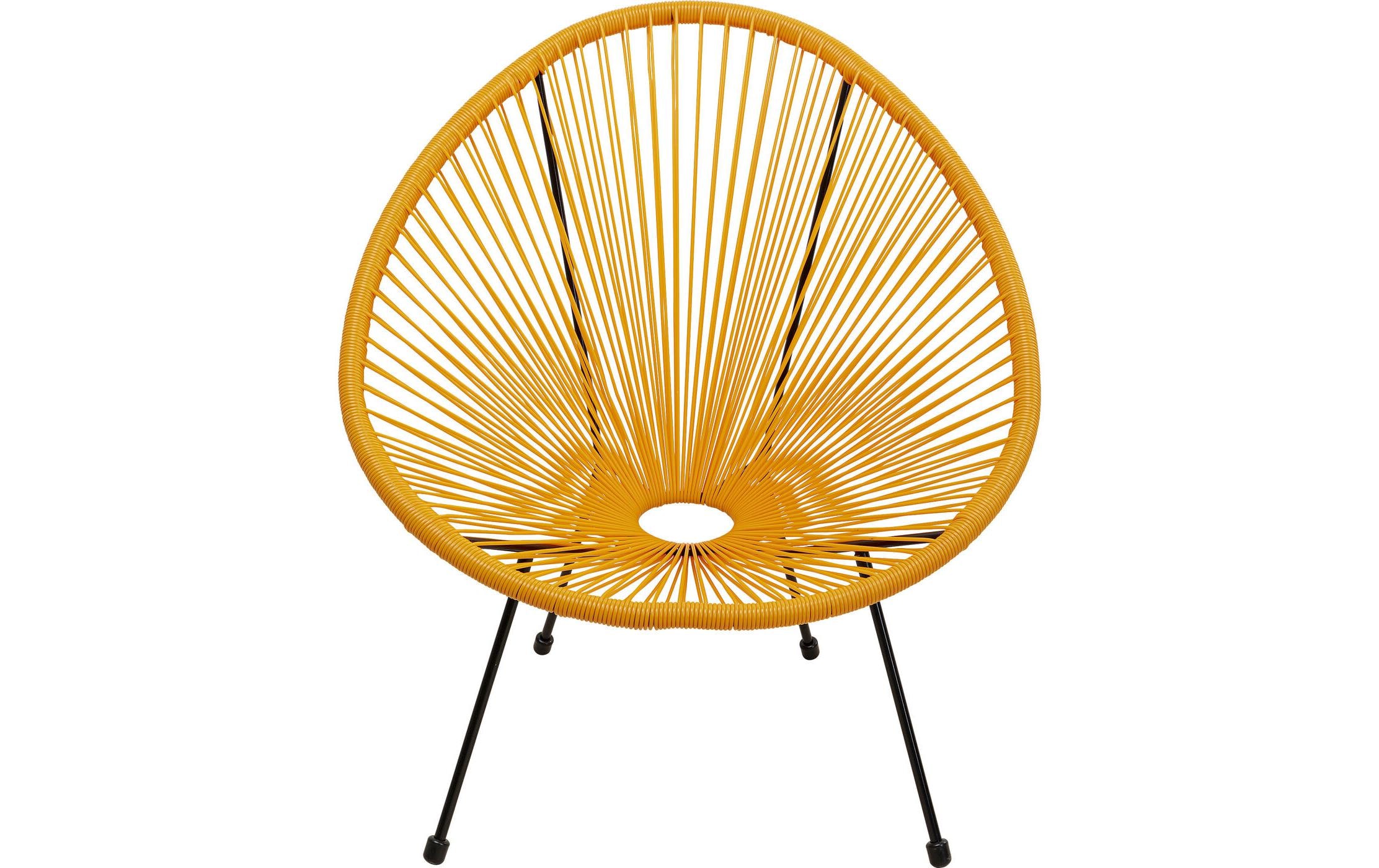 2141794 - Mediatech Kare Sessel Acapulco, Orange/Schwarz 85x73x78 cm, Stahl, Polyethylen kaufen Schweiz | Mediatech.ch