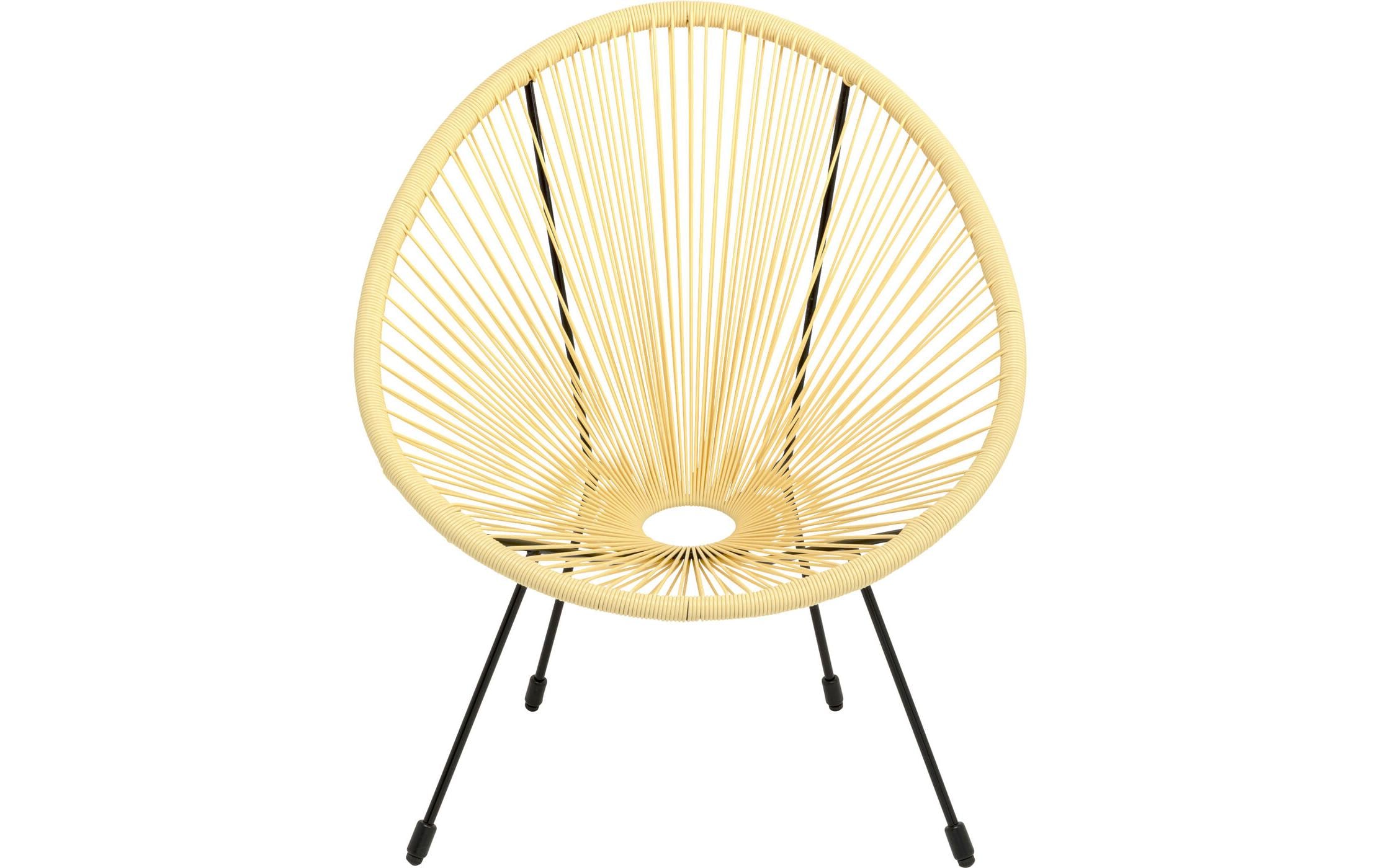 2141795 - Mediatech Kare Sessel Acapulco Buttergelb 85x73x78 cm, Stahl, Polyethylen kaufen Schweiz | Mediatech.ch