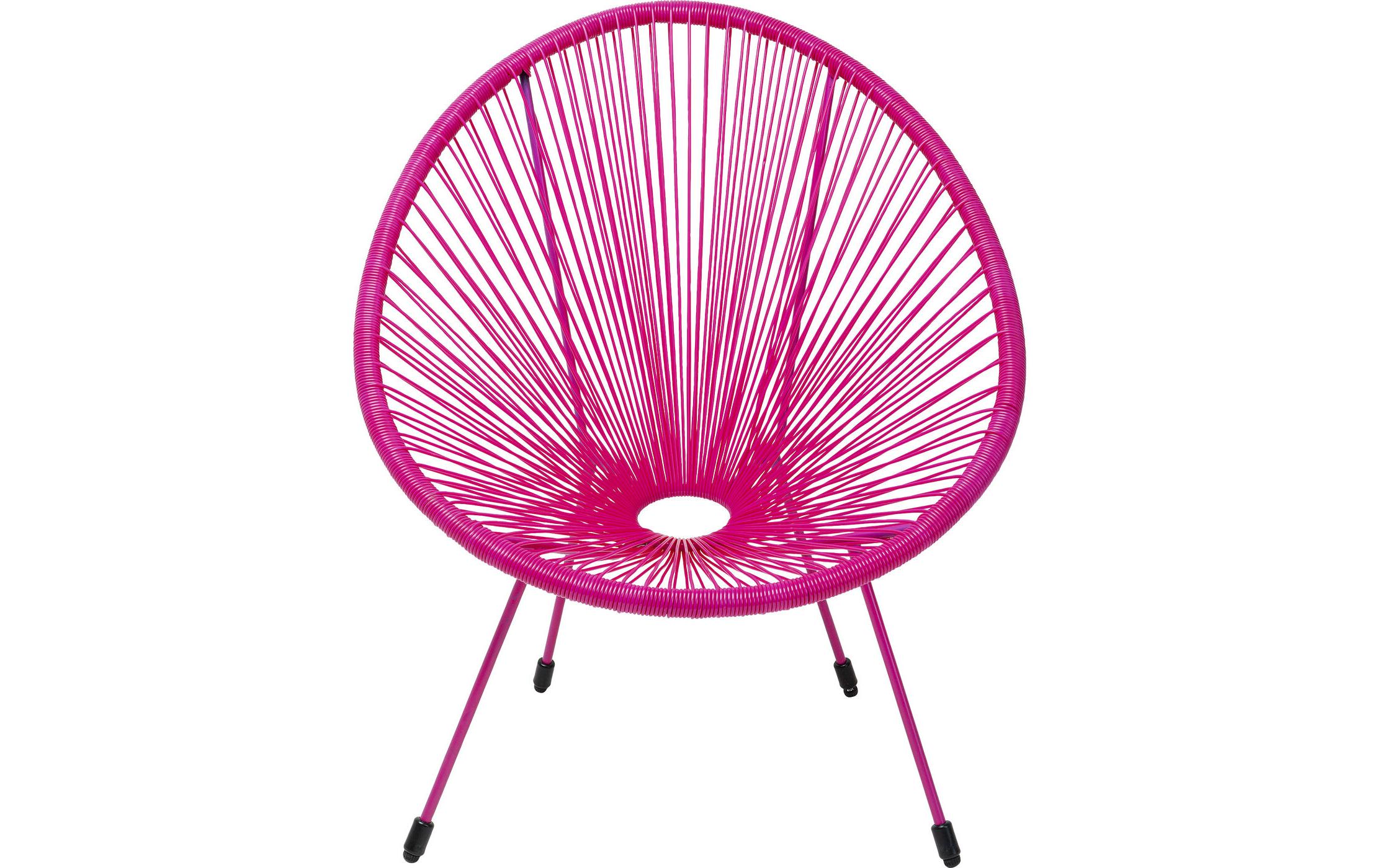 2141798 - Mediatech Kare Sessel Acapulco, Mono Pink 85x73x78 cm, Stahl, Polyethylen kaufen Schweiz | Mediatech.ch