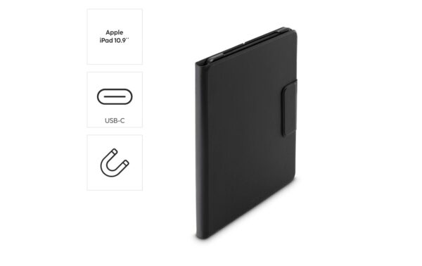 2141874_2 - Mediatech Hama Tablet Case Premium mit Tastatur iPad 11 (25)/10.9 (22), Schwarz