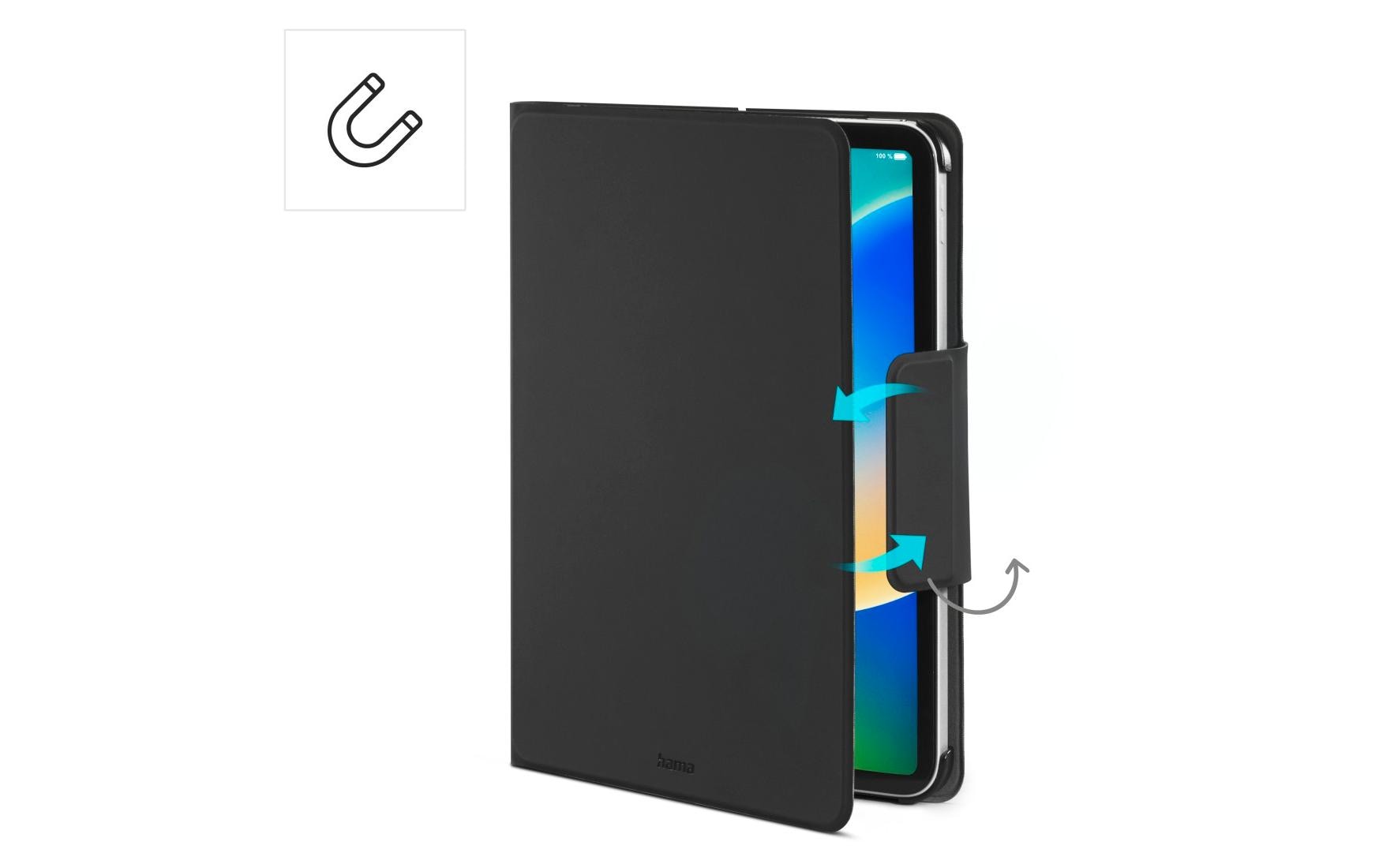 2141874_4 - Mediatech Hama Tablet Case Premium mit Tastatur iPad 11 (25)/10.9 (22), Schwarz