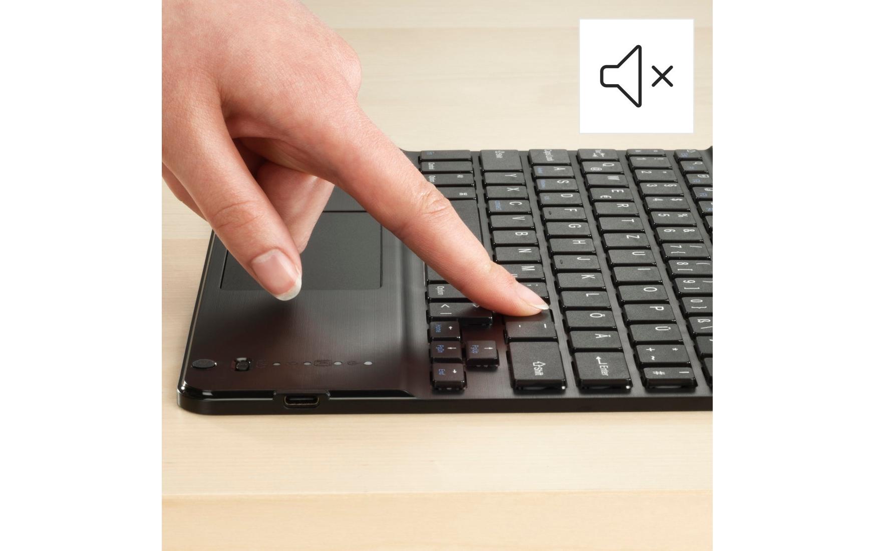 2141874_7 - Mediatech Hama Tablet Case Premium mit Tastatur iPad 11 (25)/10.9 (22), Schwarz