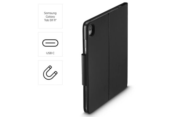 2141894_2 - Mediatech Hama Tablet Case Premium mit Tastatur Samsung Galaxy Tab S11 11, Schw.