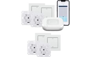 Homematic IP Funk Starter Set Rollladen Kit 4x Jalouschalter, Access Point 2, 4x Aktor