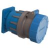 Steffen Palazzoli CEE Rotor Einb-Steckdose 16/3, 2LPE, 230V, 6h, IP66/67/69 vernickelt