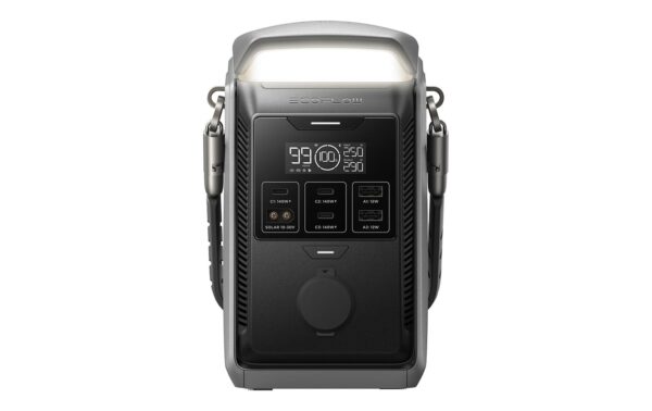 2143872_2 - Mediatech EcoFlow TRAIL Plus 300 DC Power Station Portable 288Wh Silver/Black