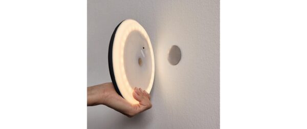 2144905_2 - Mediatech EGLO LED-CCT Wandleuchte Porciano mit Magnet, schwarz