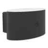 EGLO LED Aussenwandleuchte Valgiano oval mit Touch, schwarz