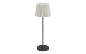EGLO LED-CCT Tischleuchte Leonero H:370 touch, leinenschwarz