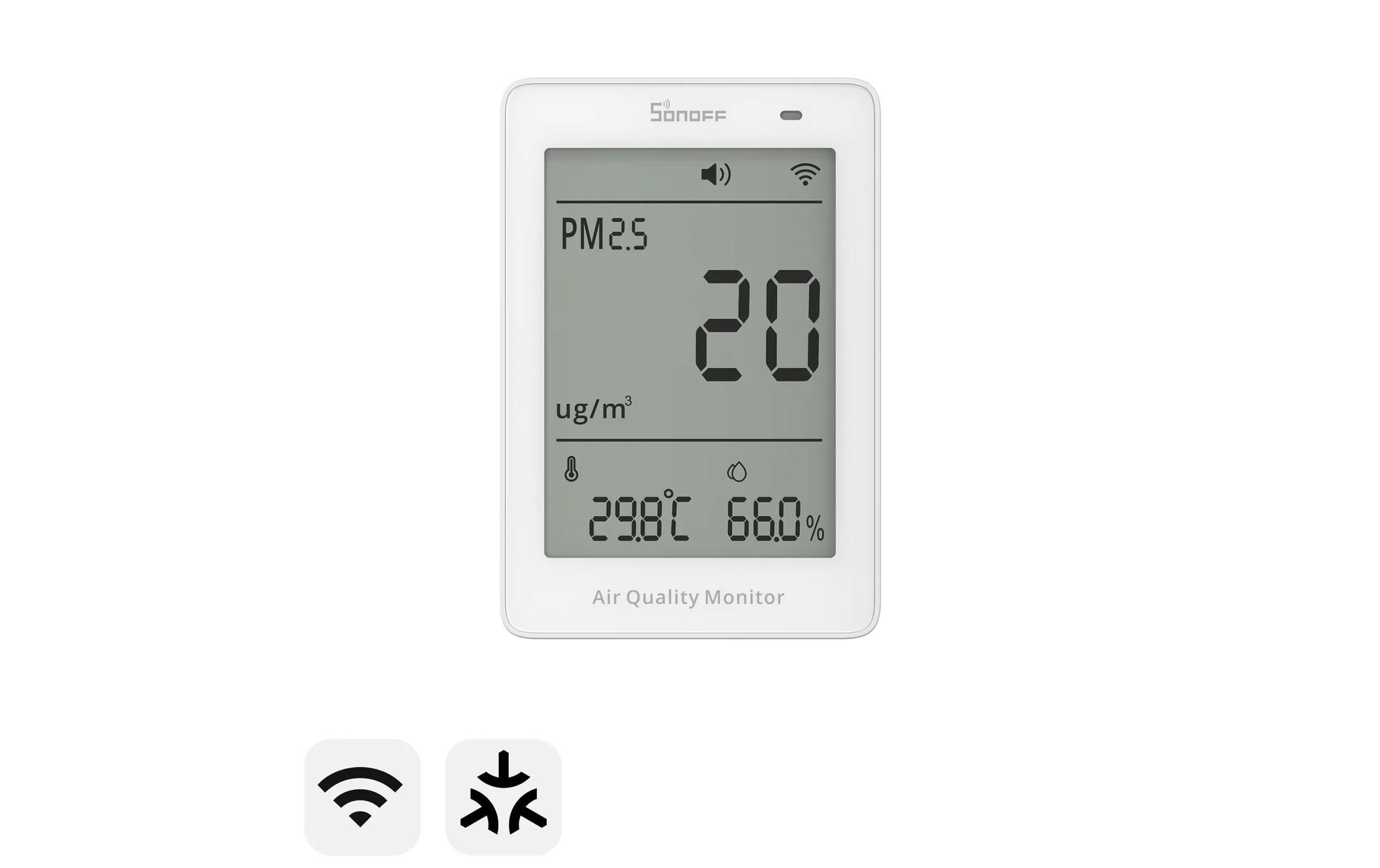 2145582 - Mediatech SONOFF Feinstaubmelder SAWF-07P kaufen Schweiz | Mediatech.ch