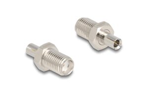 Delock Adapter SMA Buchse zu TS9 Stecker 4 GHz, 50 Ohm, Messing vergoldet