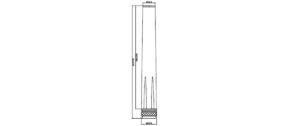 Delock LTE Antenne N Stecker 2,5 dBi 2,5 dBi, omni, starr, weiss, outdoor