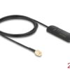Delock GSM UMTS LTE WLAN Antenne SMA St 2 dBi, omni, starr, Klebemontage, 2,5m