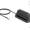 Delock WiFi 7 Antenne RP-SMA St 3,6 dBi, omni,  mag Standfuss, 1 m, outdoor