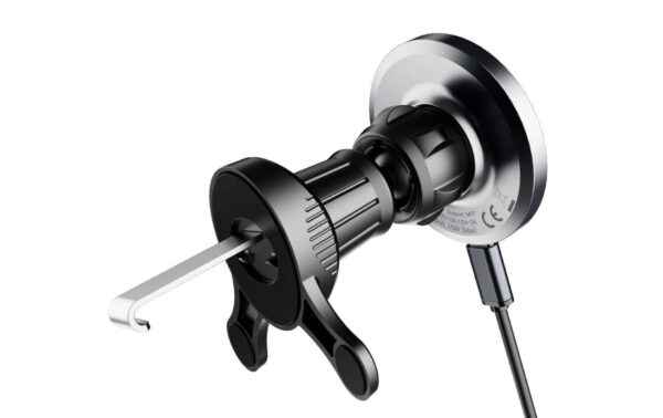 2148291_2 - Mediatech NEVOX Wireless Qi2 Fast CAR Charger 15W MagSafe, Schwarz-Silber
