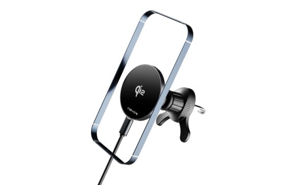 2148291_6 - Mediatech NEVOX Wireless Qi2 Fast CAR Charger 15W MagSafe, Schwarz-Silber