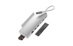 2149834_4 - Mediatech LINQ ProConnect 9in1 Dockingstation 1xHDMI,2xUSB-C,2xUSB-A,1xLAN,SDCard, SSD