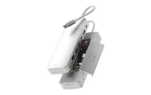 2149834_6 - Mediatech LINQ ProConnect 9in1 Dockingstation 1xHDMI,2xUSB-C,2xUSB-A,1xLAN,SDCard, SSD