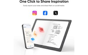 XPPen Note Plus Notizbuch A5 Bluetooth Notizbuch mit Cloud Backup